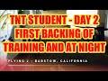 Truck Driving Student Day 2 - First Backing of Training and At Night