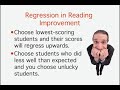 regression regression toward the mean