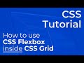 How to Use CSS Flexbox Inside CSS Grid - Beginner Tutorial