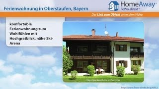 Allgäu: komfortable Ferienwohnung zum Wohlfühlen mit Hochgratblick, nähe - FeWo-direkt.de Video