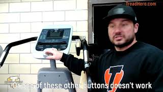 Precor EFX Quick Start Key Not Working?
