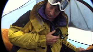 Chris Anthony, Dan Gilchrist, and Danny Caruso Head for Safety on the Cotopaxi by Warren Miller