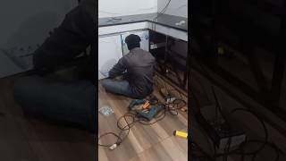 അടുക്കളയിലെ അവസാന മിനുക്ക് പണി തുടങ്ങി #shortvideo #trending #kitchen work