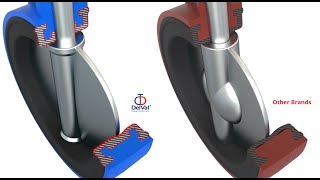 Resilient Seated Butterfly Valves - DelVal Center Lok® design & double-D disc engagement features