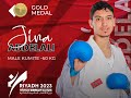 WORLD COMBAT GAMES 2023 KARATE | FINAL GOLD MEDAL MALE KUMITE -60 KG JINA ABDELALI (MAR)