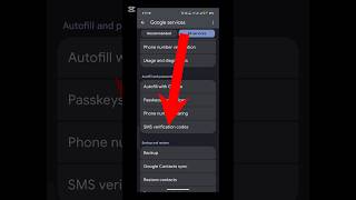 How to enable SMS verification code autofill service | Sms Verification Autofill on vivo #shorts