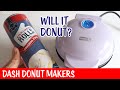 Will It Donut? Canned Cinnamon Roll Donuts 👩‍🍳 Dash Mini Donut Maker 👩‍🍳 Dash Personal Donut Maker