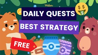 Walken How to Play - Daily Quests Guide - Crypto Game Earn Money With Free Rewards!