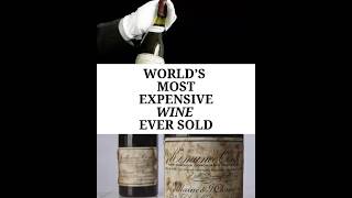 Domaine de la Romanée-Conti 1945: The Most Expensive Wine Ever Sold