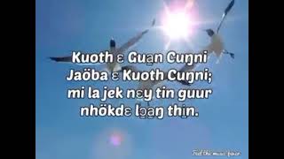 kuoth ɛ gua̲n cuŋni ɛjɛn min ŋäc kɔnɛ gɔɔydɛ ......