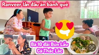 425| Ranveer lần đầu ăn thử các loại bánh quê|Tạm biệt Anh Ken Chào Đón Ông Cóc về nhà|Cs ở quê Vn