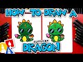 How To Draw A Funny Summer Dragon