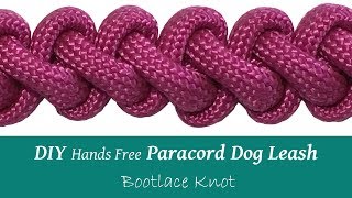 DIY Hands Free Dog Leash - Bootlace Knot