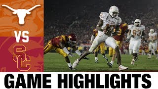 #1 USC vs #2 Texas | 2006 Rose Bowl Highlights | 2000's Games of the Decade