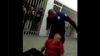 Policías golpean a preso en Tijuana