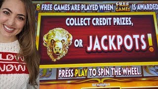 CAUGHT $22/BET BONUS on BUFFALO GOLD REVOLUTION in Vegas!