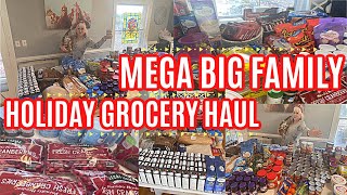 NEW LARGE FAMILY GROCERY HAUL THANKSGIVING 🦃 Make-Ahead Holiday Meals and TONS of CHRISTMAS COOKIES!