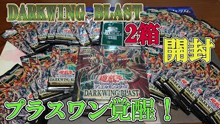 【遊戯王開封】とうとうプラスワンが仕事してしまう！？【ダークウィングブラスト2箱開封！】【DARKWING BLAST】