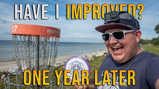 Have I improved after playing DISC GOLF for ONE YEAR?!?! (Picnic Island Park F9)