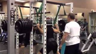 Anthony Basile hits new PR of 645 lbs. on squat