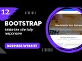 Bootstrap 5 #12 - Make the site fully responsive