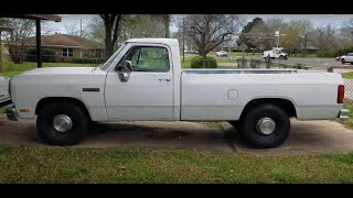 1991 Dodge Ram 250 Cummins Turbodiesel - Work Truck