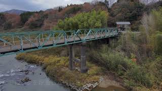 ドローン空撮による橋梁のたわみ計測