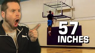 He has the HIGHEST VERTICAL JUMP in SPORTS HISTORY!