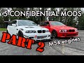 Top 5 secret performance mods PART 2 E46 M54 engine customization - 330ci Track car modifications