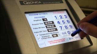 Q700 Sonicator Programming