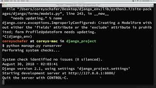 Python Django Tutorial Full Featured Web App Part 9 Update User Profile