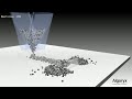 real time simulation of granular system