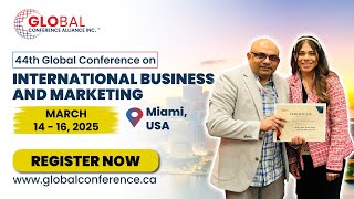 USA Business Conference - Register Now - 44th International Business and Marketing Conference in USA