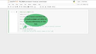 Module 5 - for loops