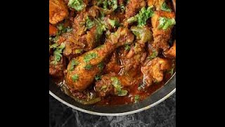 Indian fried chicken | Desi murga | chicken eating masala