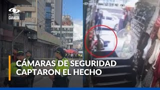 ¿Cuál es el estado de salud del patrullero herido en balacera en el centro de Bogotá?