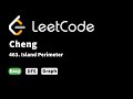LeetCode 463. Island Perimeter