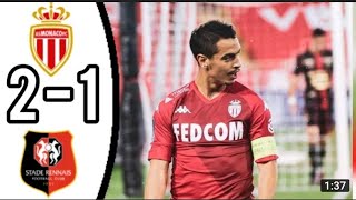 Résumé Monaco - Rennes 2021 ligue 1 37eme journée