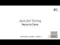 Unit Testing Tutorial #1 - Getting Started with TDD + Junit5 + Maven + Java13