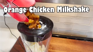 Panda Express Orange Chicken Milkshake