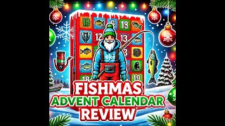 Review of 24 Days of Fishmas advent calendar Christmas fishing lures