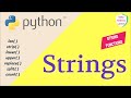 Basic Python Tutorial - 7 ... Strings in Python || Examples | Functions - Len, Strip, Lower, Upper