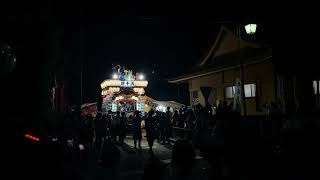 服織田神社祭典2023 静十二丁目　お宮出発