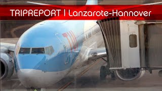 TRIPREPORT | TUIfly 737-800 D-ABKI | Lanzarote-Hannover | 04.01.2023