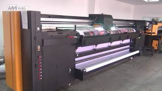 HUMAN DIGITAL  M JET with KONICA 1024I HEADS UV roll to roll printer