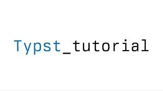 Typst tutorial: part 3