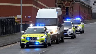 ARMED POLICE Escort Child Murderer with GUNS DRAWN from HMP Strangeways to Liverpool Crown Court!