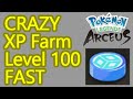 CRAZY Pokemon Legends: Arceus XP farm, level 100 FAST and INSANE rare items