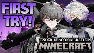 【MINECRAFT】 ATTEMPT TO BEAT ENDER DRAGON MARATHON W/ MY BOY(S? )【NIJISANJI EN | Claude Clawmark】