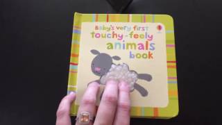 Usborne Baby's Very First Touchy-Feely Animals Book